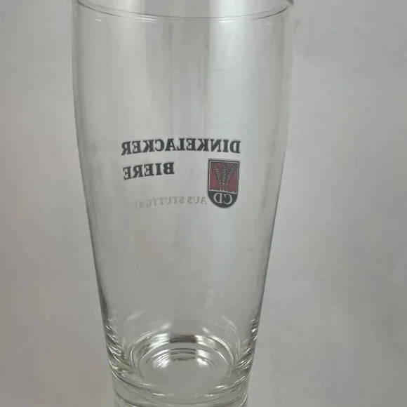 Vintage Dinkelacker Biere Glass 0.3L – Stuttgart Germany Brewery Collectible - Picture 2 of 6